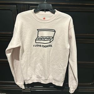 Hanes sweatshirt light pink